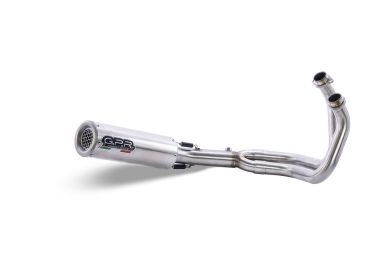 Exhaust compatible with Kawasaki Ninja 650 2023-2025, Powercone Evo, Homologated silencer for noise including full line,db killer and catalyst compliant for inspection 