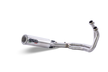 GPR exhaust compatible with  Yamaha Xsr 700 2021-2024, M3 Inox , Homologated legal full system exhaust, including removable db killer and catalyst 