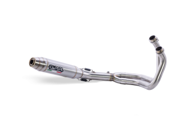 GPR exhaust compatible with  Bmw R Nine-T 1200 -Pure -Racer -Urban G-S 2017-2023, Deeptone Inox, Homologated legal full system exhaust, including removable db killer and catalyst 