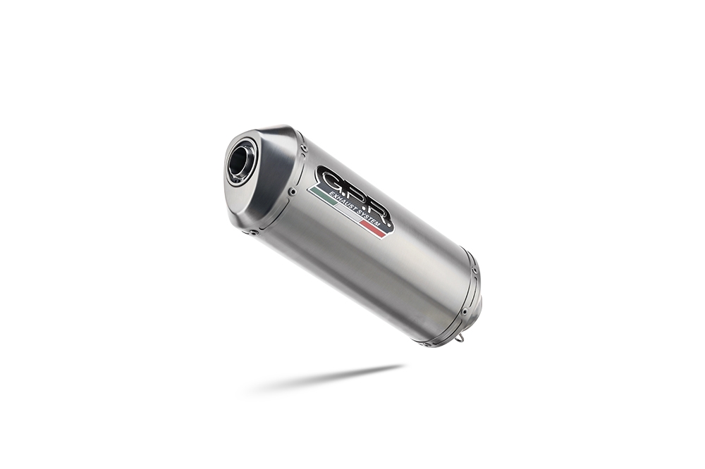 Exhaust compatible with Yamaha Tracer 900 GT 2018-2020, Satinox , Homologated legal full system exhaust, including removable db killer and catalyst 