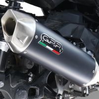 GPR exhaust compatible with  Honda Adv 350 2022-2024, Furore-X Scooter, Homologated legal slip-on exhaust including removable db killer and link pipe 