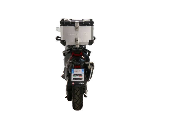Top case GPR TECH compatible with  Bmw G 310 Gs 2017/2021 e4 GPR TECH Top case in aluminum, silver color with specific plate included Capacity 35 LT.