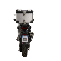 Top case GPR TECH compatible with  Bmw G 310 Gs 2017/2021 e4 GPR TECH Top case in aluminum, silver color with specific plate included Capacity 35 LT.