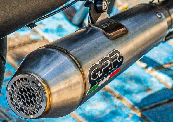 Exhaust compatible with Ural Gear Up 2017-2019, Ultracone, Homologated legal mid-full system exhaust including removable db killer 