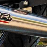 Exhaust compatible with Ural Gear Up 2017-2019, Ultracone, Homologated legal mid-full system exhaust including removable db killer 
