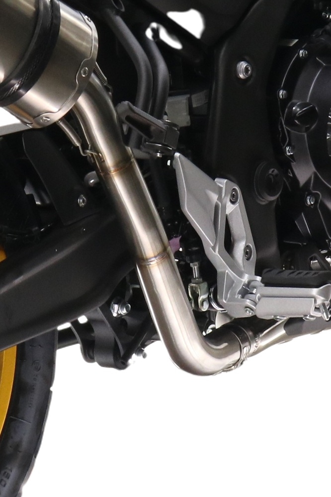 GPR exhaust compatible with  Voge 525DSX 2023-2024, Furore Evo4 Nero, Homologated legal slip-on exhaust including removable db killer and link pipe 