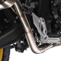 GPR exhaust compatible with  Voge 525DSX 2023-2024, Furore Evo4 Nero, Homologated legal slip-on exhaust including removable db killer and link pipe 