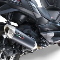 GPR exhaust compatible with  Bmw C 400 X -GT 2021-2024, Furore-X Scooter, Slip-on exhaust legal for UK and non-EU markets including link pipe and removable db killer 