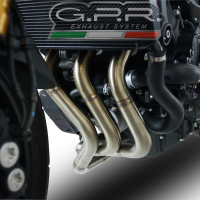 GPR exhaust compatible with  Yamaha Mt-09 2021-2023, M3 Inox , Homologated legal full system exhaust, including removable db killer and catalyst 