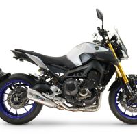 GPR exhaust compatible with  Yamaha Mt-09 2014-2016, GP-Revo Titanium, Racing full system exhaust, including removable db killer 