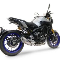 GPR exhaust compatible with  Yamaha Mt-09 2014-2020, GP-Revo Titanium, Racing full system exhaust, including removable db killer 