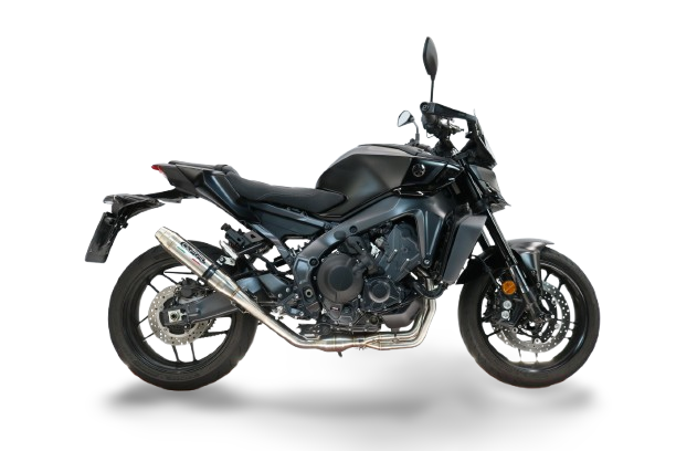 GPR exhaust compatible with  Yamaha Mt-09 2021-2024, Deeptone Inox, Racing full system exhaust  