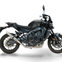 GPR exhaust compatible with  Yamaha Mt-09 2021-2024, Deeptone Inox, Racing full system exhaust  