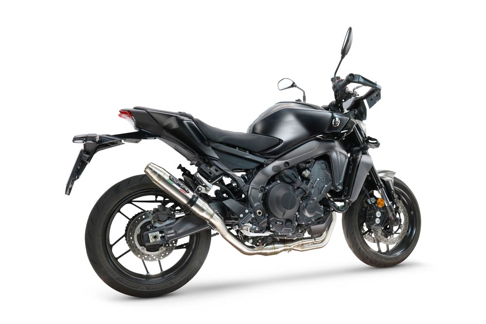 GPR exhaust compatible with  Yamaha Mt-09 2021-2024, Deeptone Inox, Racing full system exhaust  