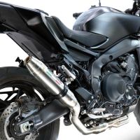 GPR exhaust compatible with  Yamaha Mt-09 2021-2024, Deeptone Inox, Racing full system exhaust  