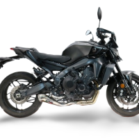 GPR exhaust compatible with  Yamaha Mt-09 2021-2024, Powercone Evo, Racing full system exhaust, including removable db killer 