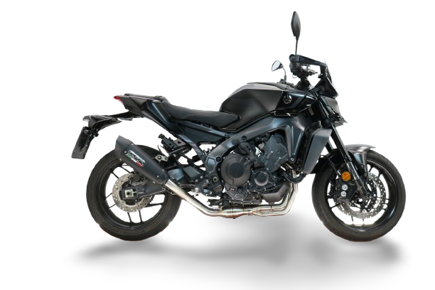GPR exhaust compatible with  Yamaha Mt-09 2021-2024, GP-Revo Titanium, Racing full system exhaust, including removable db killer 