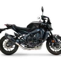 GPR exhaust compatible with  Yamaha Mt-09 2025-2026, GP-Revo Black Titanium, Racing full exhaust system including removable db killer 