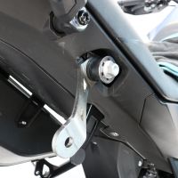 GPR exhaust compatible with  Zontes 703 F 2025-2026, Hyper Sonic Black Titanium, Homologated legal slip-on exhaust including removable db killer and link pipe 