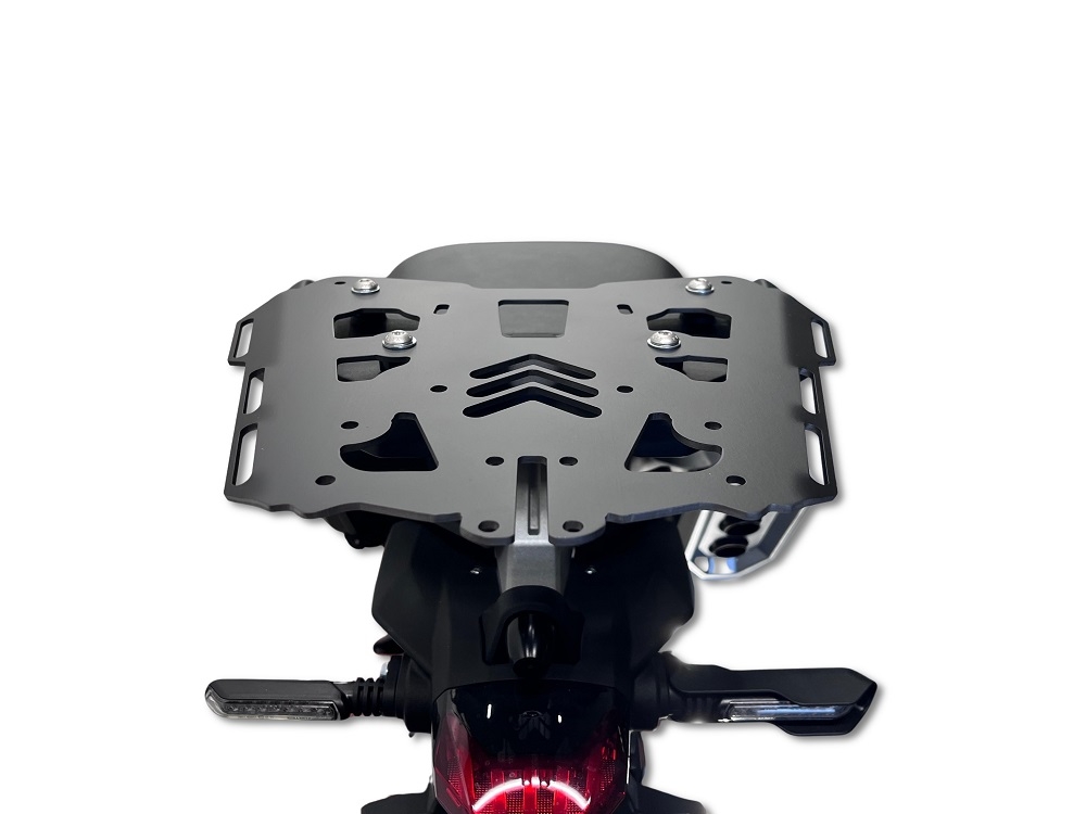 GPR TECH compatible with  Zontes 703 F 2025/2026 GPR TECH Top case in aluminum, black color with specific plate included Capacity 55 LT.